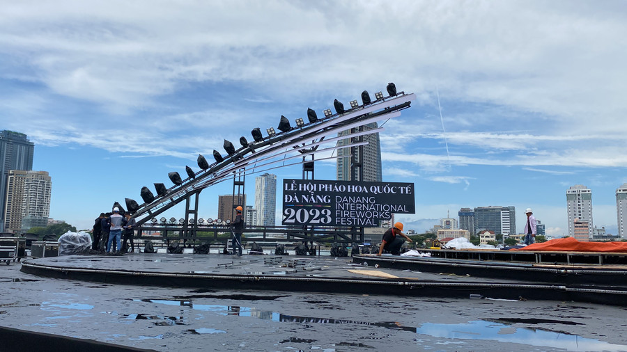 Sân khấu DIFF 2023. Ảnh: Hoàng Vinh Sân khấu DIFF 2023. Ảnh: Hoàng Vinh