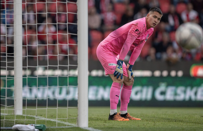 Filip Nguyễn vẫn ra sân trong trận đấu thuộc vòng 17 giải Vô địch quốc gia CH Czech hôm 29/1.