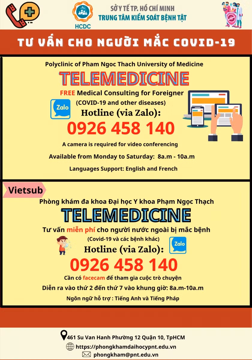 Các kênh tư vấn, hỗ trợ người dân trong mùa dịch Covid-19 tại TP Hồ Chí Minh ảnh 4