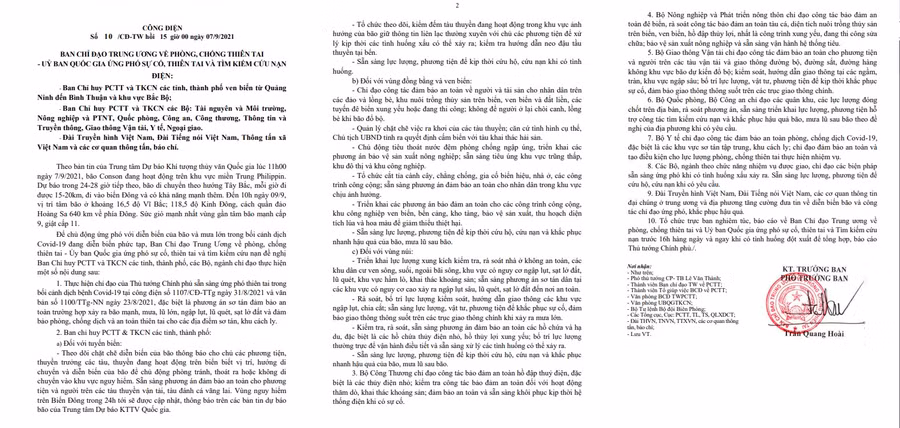 Nguồn: Tổng cục phòng chống thiên tai.