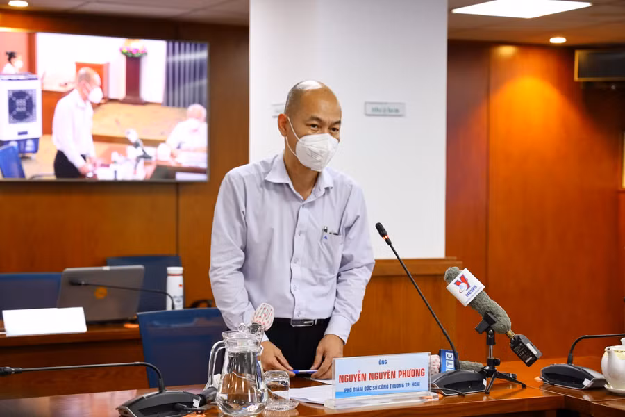 Phó Giám đốc Sở Công Thương TP Nguyễn Nguyên Phương. Ảnh: TTBC.