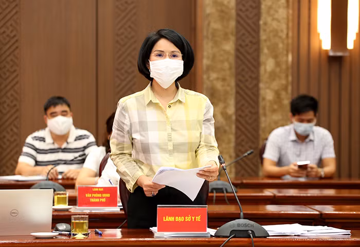 Giám đốc Sở Y tế Trần Thị Nhị Hà.