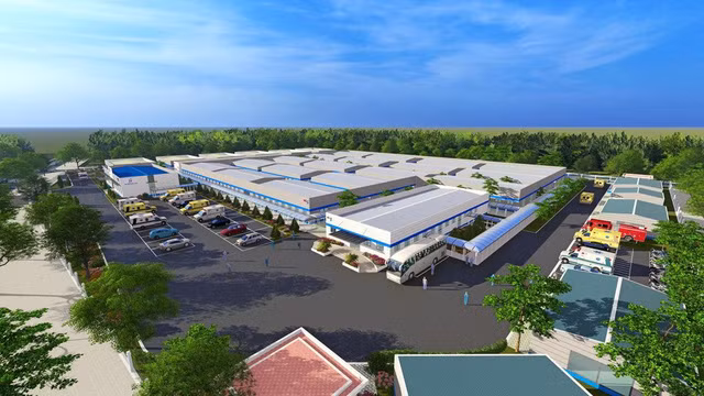 Phối cảnh Bệnh viện điều trị người bệnh Covid-19. Ảnh: SKĐS.