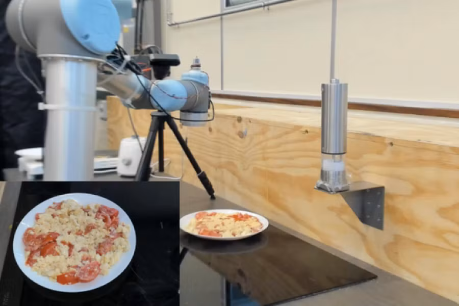 Robot có thể xác định món ăn ngon hay không.