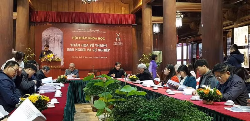 Hội thảo khoa học về nhà giáo dục Vũ Thạnh.