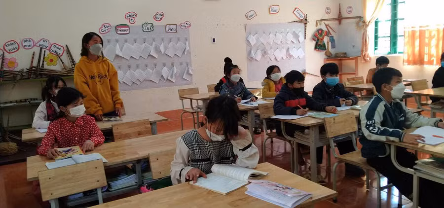 Dù dịch bệnh phức tạp nhưng các nhà trường vẫn đảm bảo được tiến độ, chất lượng dạy học