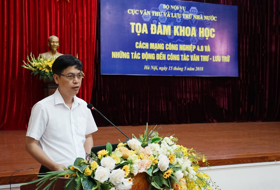 Cục trưởng Đặng Thanh Tùng phát biểu khai mạc tọa đàm