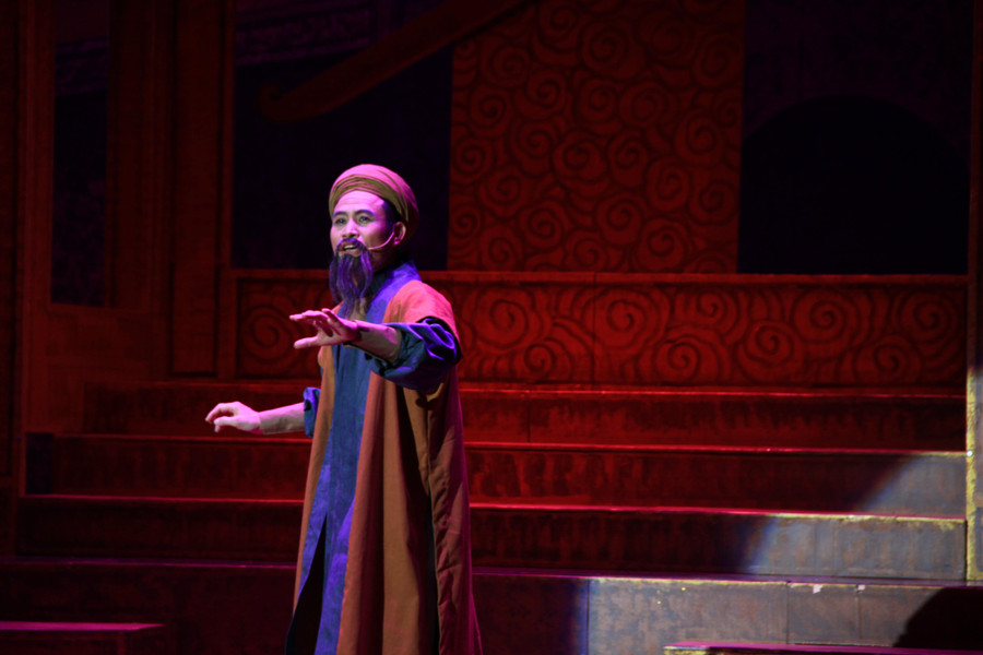 Vở cải lương “Bất tử với Thăng Long” là khúc tráng ca xúc động về Tổng đốc Hà thành Nguyễn Tri Phương. Ảnh: Bình Thanh