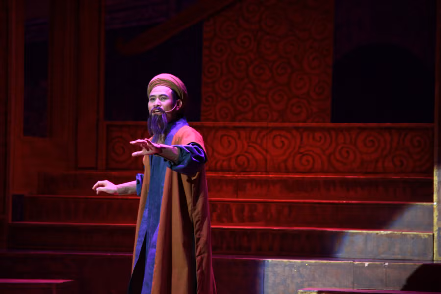 Vở cải lương “Bất tử với Thăng Long” là khúc tráng ca xúc động về Tổng đốc Hà thành Nguyễn Tri Phương. Ảnh: Bình Thanh