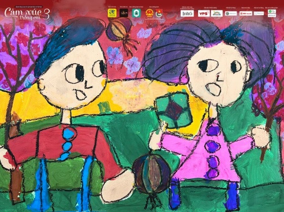 Tác phẩm “Em yêu lắm - Tết cổ truyền Việt Nam” được ông Nguyễn Văn Lương (Hà Nội) mua với giá 10 triệu đồng. Tác phẩm “Em yêu lắm - Tết cổ truyền Việt Nam” được ông Nguyễn Văn Lương (Hà Nội) mua với giá 10 triệu đồng.