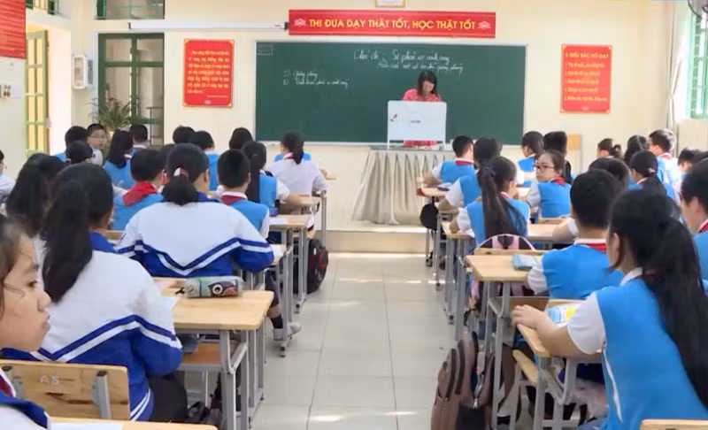 Bộ thí nghiệm đang được sử dụng tại một số cơ sở giáo dục tại Thái Bình.