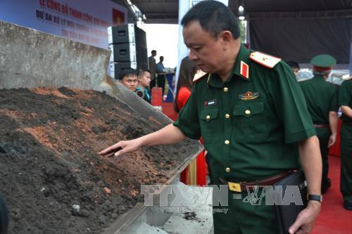 Kết quả xử lý đất nhiễm dioxin tại Sân bay Đà Nẵng ảnh 2 Kết quả xử lý đất nhiễm dioxin tại Sân bay Đà Nẵng ảnh 2