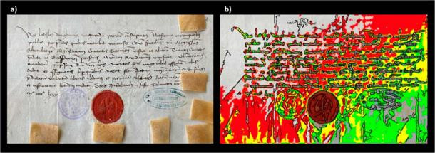 Bức thư còn lưu lại giọt nước mắt có lẫn máu của bạo chúa Vlad. Ảnh: Ancient-origins.net Bức thư còn lưu lại giọt nước mắt có lẫn máu của bạo chúa Vlad. Ảnh: Ancient-origins.net
