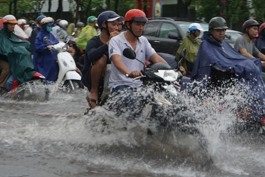 Bắc Bộ và miền Trung mưa lớn trên diện rộng (Ảnh minh họa)