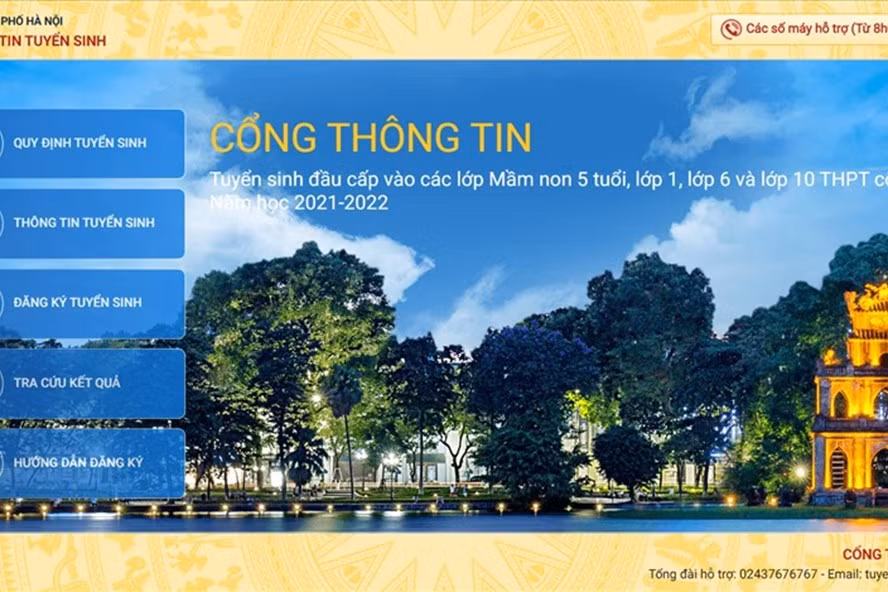 Hà Nội: Đăng ký thử nghiệm tuyển sinh đầu cấp diễn ra thuận lợi