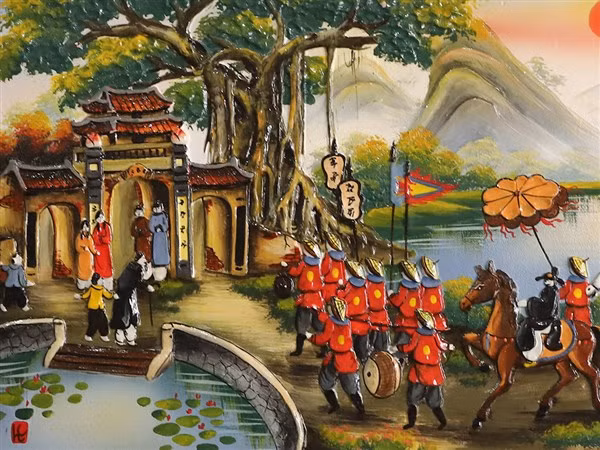 Nhờ bài thơ “Con cu gáy”, Nguyễn Văn Giao được đi thi và đỗ Thám hoa năm 1853.