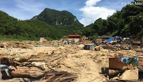 Bản Na Sá (Thanh Hóa) sau trận lũ quét đầu tháng 8 Bản Na Sá (Thanh Hóa) sau trận lũ quét đầu tháng 8