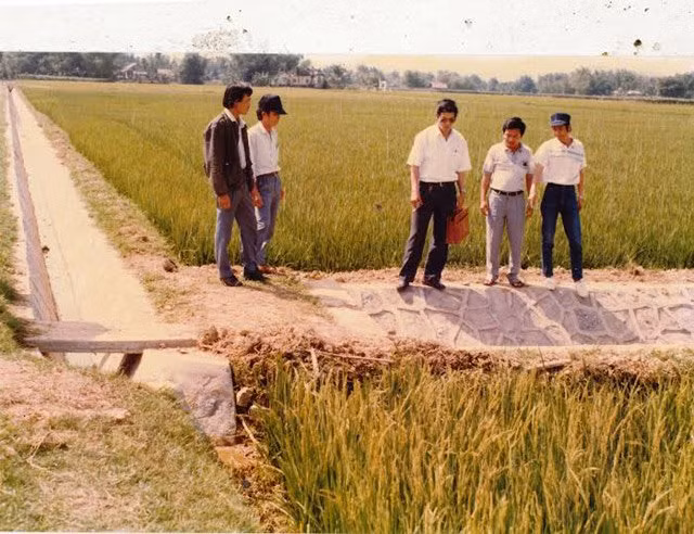 Cấp dưới đứng bờ, còn ông Bá Thanh tụt dép… lội ruộng