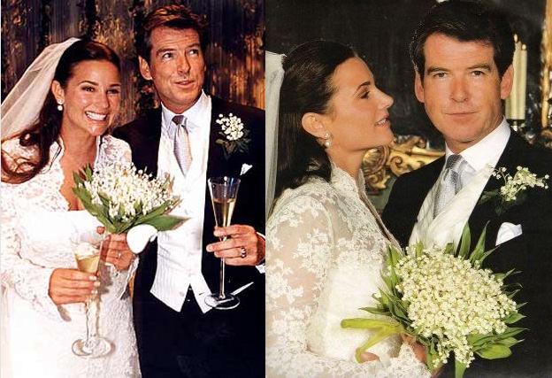 Ngôi sao sát gái nhưng chung tình nhất thế giới ảnh 2 Pierce Brosnan và người vợ của mình Keely Shaye Smith vào năm 2001