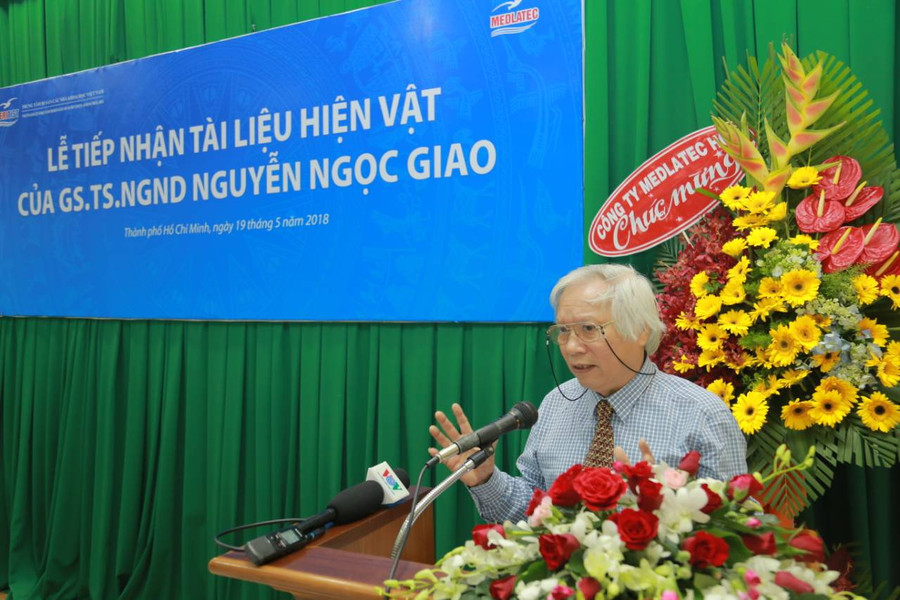 PGS.TS Nguyễn Văn Huy - Giám đốc chuyên môn HERITIST phát biểu