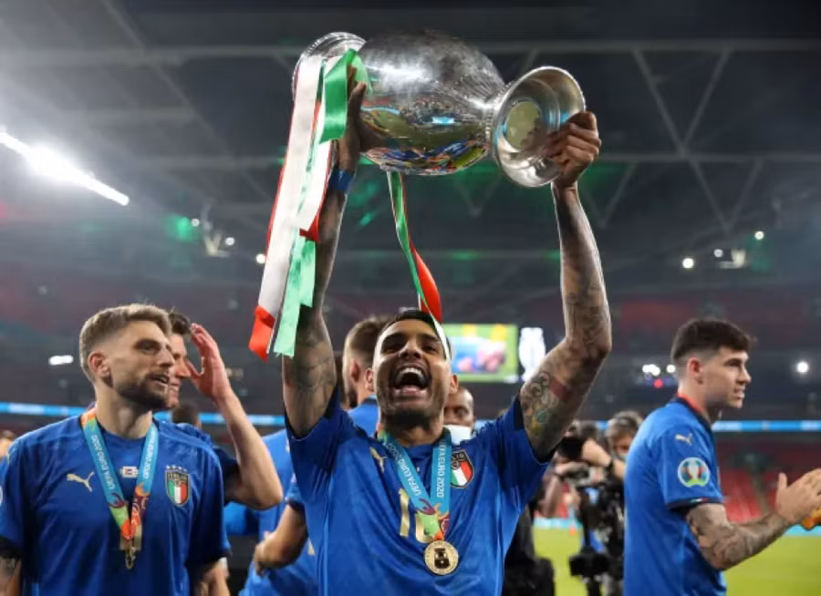 Emerson cũng giúp Italia vô địch Euro 2021.