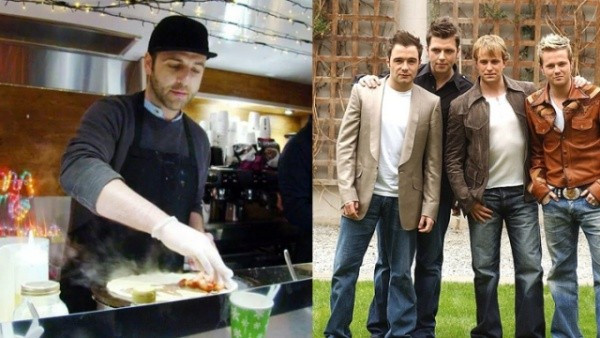 Cựu thành viên Westlife bán bánh, cà phê dạo kiếm sống