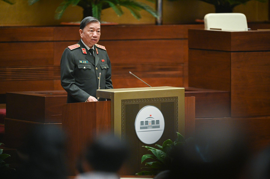 Bộ trưởng Bộ Công an Tô Lâm.