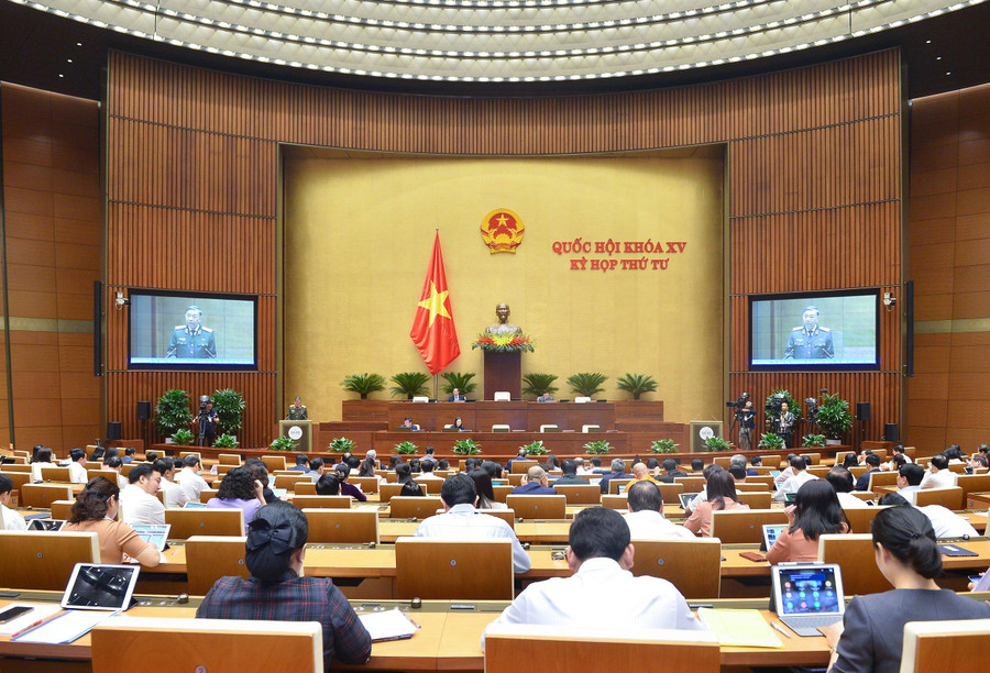 Quốc hội nghe Bộ trưởng Bộ Công an Tô Lâm trình bày báo cáo công tác phòng, chống tội phạm và vi phạm pháp luật năm 2022.