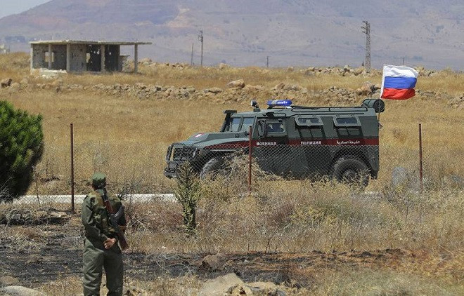 Lực lượng cảnh sát Nga tại Syria.
