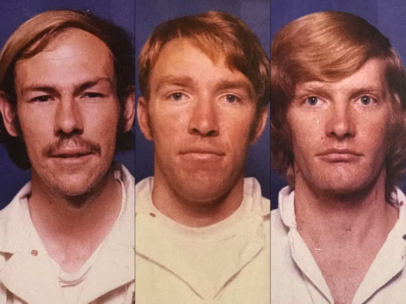 (Từ trái sang) Frederick, James và Richard.