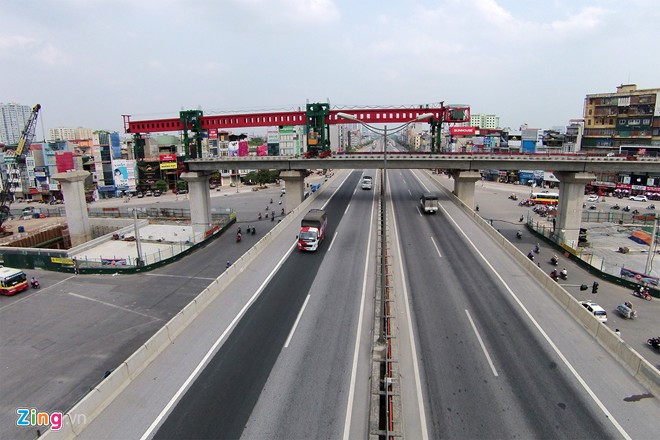 Giao lộ 4 tầng đầu tiên ở Việt Nam đang hình thành