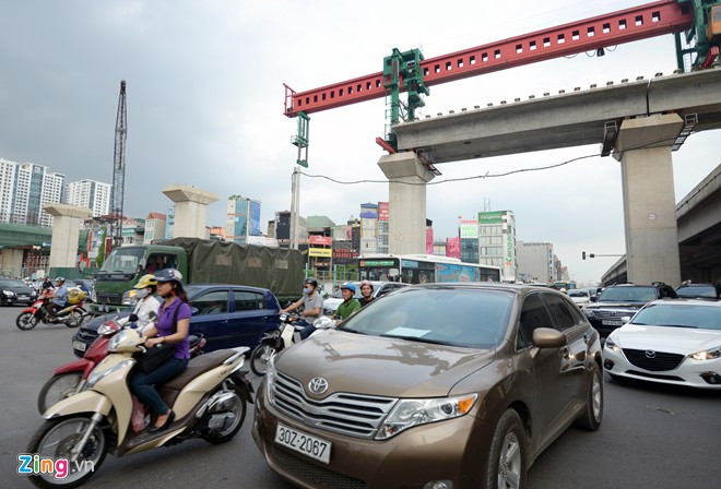 Giao lộ 4 tầng đầu tiên ở Việt Nam đang hình thành