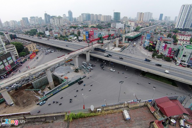 Giao lộ 4 tầng đầu tiên ở Việt Nam đang hình thành