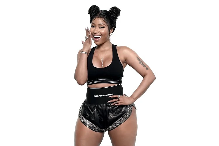 Nữ rapper nổi tiếng Nicki Minaj.