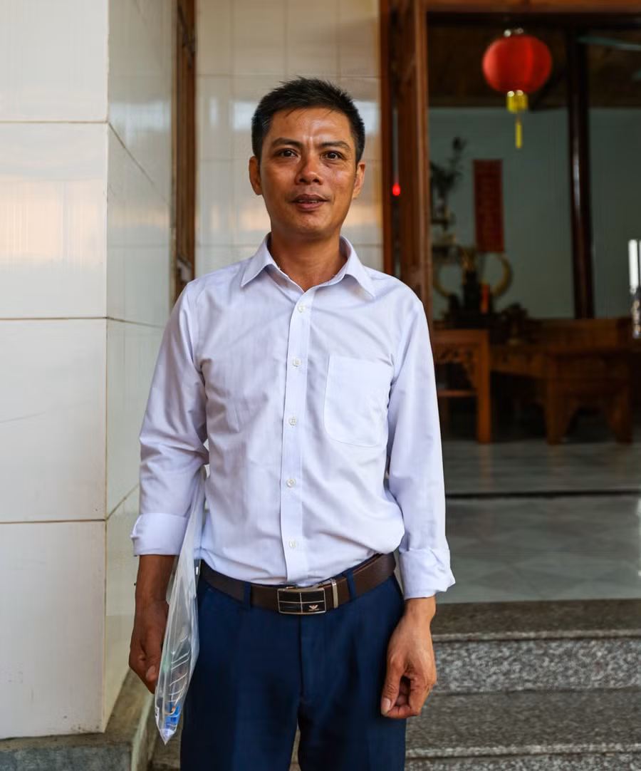 Ông Ảnh cho biết, sẽ tiếp tục học đại học sau khi đỗ tốt nghiệp THPT. (Ảnh: Tiến Hiệp)