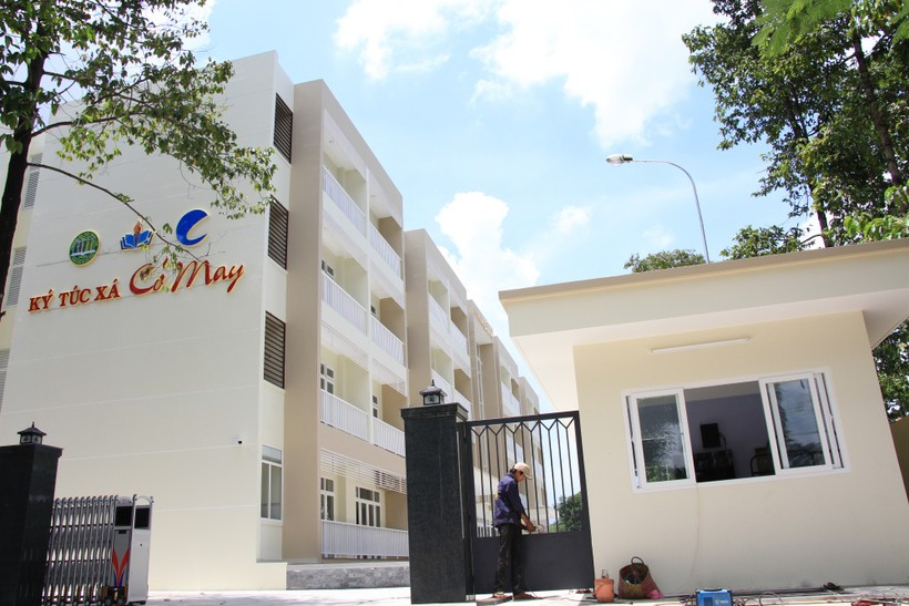 Ký túc xá Cỏ May ngày mới khánh thành. Ảnh: Mạnh Tùng