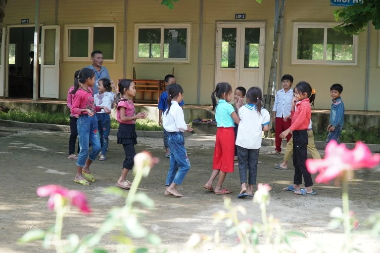 Điểm trường lẻ Chà Lò, Tiểu học Mai Sơn, huyện Tương Dương, Nghệ An.