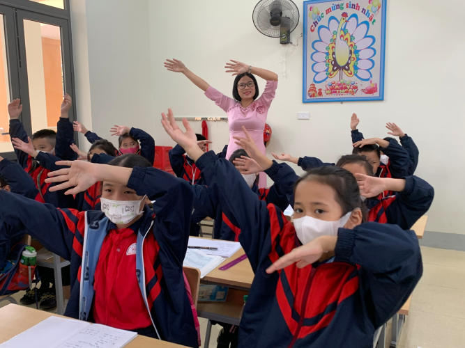 Cô trò Trường Tiểu học Tùng Ảnh, Đức Thọ, Hà Tĩnh. Ảnh minh họa. Cô trò Trường Tiểu học Tùng Ảnh, Đức Thọ, Hà Tĩnh. Ảnh minh họa.