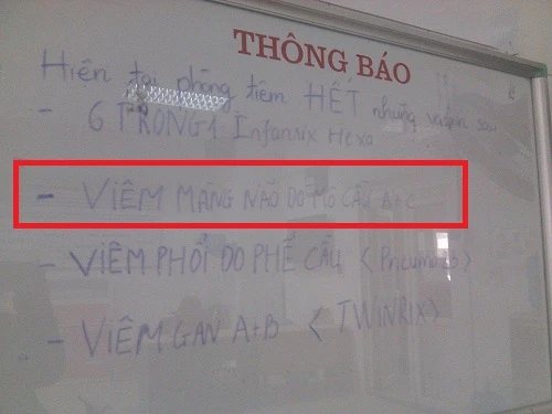 Cách phòng bệnh viêm não mô cầu khi hết vắc xin