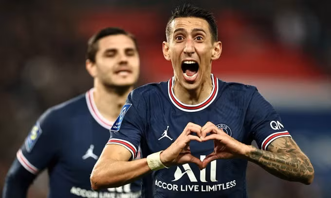 Di Maria kiến tạo và ghi bàn ấn định chiến thắng ngược dòng 2-1 cho PSG.