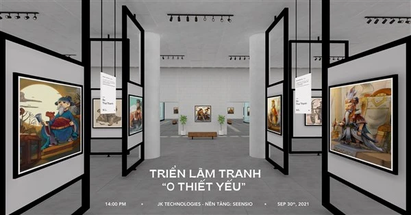 Triển lãm “0 thiết yếu” đem đến cảm giác như đang tham quan ở triển lãm thực tế.