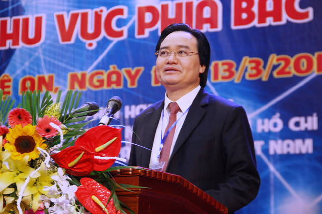 Bộ trưởng Phùng Xuân Nhạ phát biểu khai mạc cuộc thi