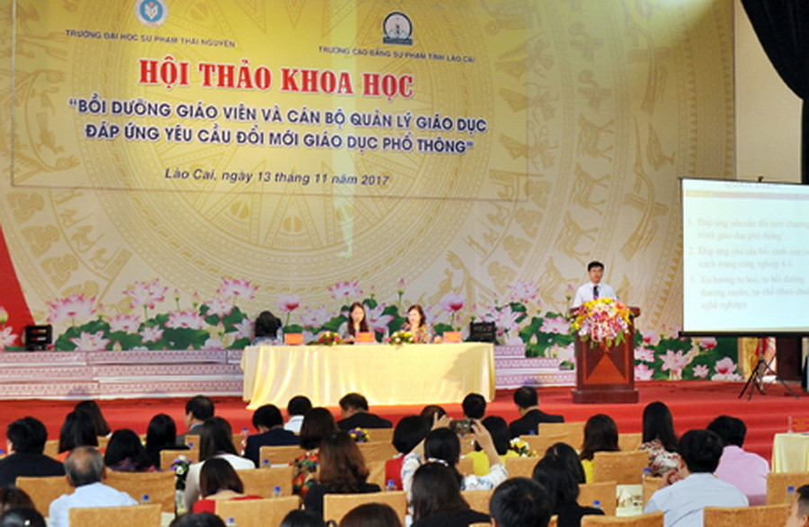 Hội thảo về bồi dưỡng giáo viên và cán bộ quản lý giáo dục đáp ứng yêu cầu đổi mới giáo dục phổ thông Hội thảo về bồi dưỡng giáo viên và cán bộ quản lý giáo dục đáp ứng yêu cầu đổi mới giáo dục phổ thông