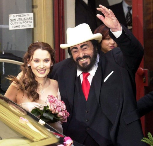 Luciano Pavarotti và Nicoletta Mantovani. Luciano Pavarotti và Nicoletta Mantovani.