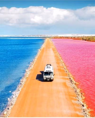 Hồ hồng Goldfields-Esperance Australia.