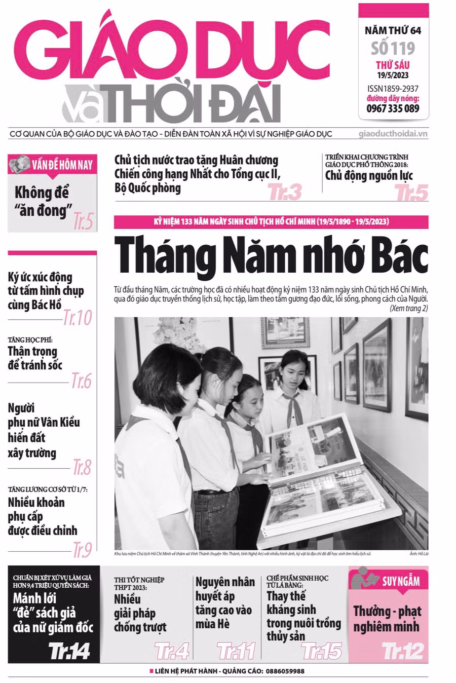 Tin tức báo in 19/5: Tháng Năm nhớ Bác