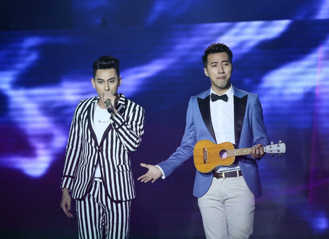 Isaac khuấy động gala The Remix với "Hai cô tiên"
