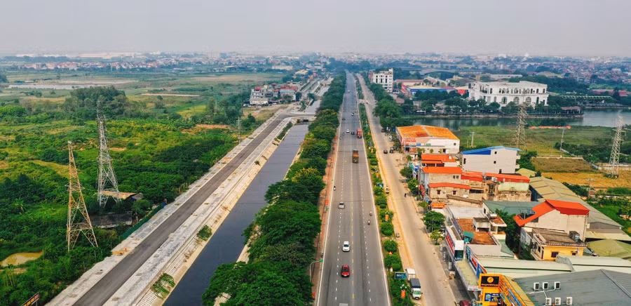 Dự án đầu tư xây dựng đường Vành đai 3 đoạn qua địa bàn huyện Đông Anh, với tổng mức đầu tư 4.988 tỉ đồng. (Ảnh minh họa)