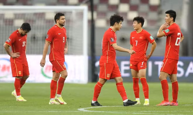 Trung Quốc có dàn cầu thủ với thể hình cao to.