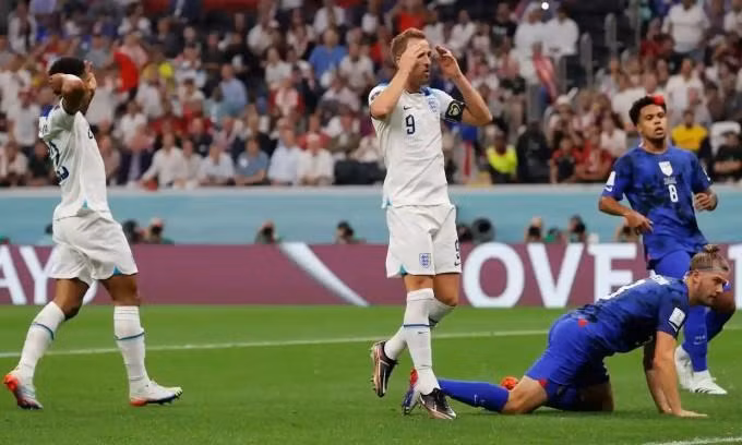 Harry Kane và các đồng đội lỡ cơ hội đoạt vé đầu tiên vào vòng 16 đội World Cup 2022.